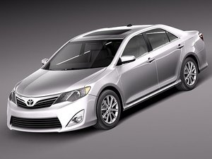 3d model toyota camry le usa