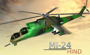 3d max helicopter hind