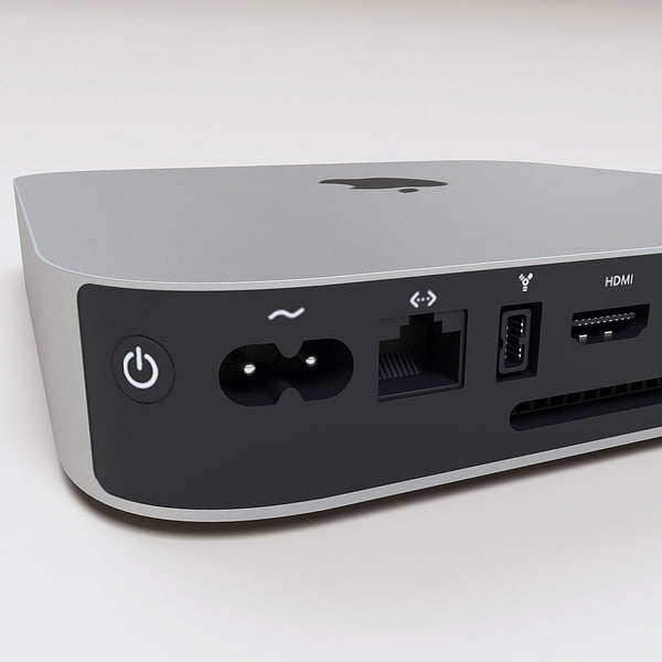 3d apple mac mini v2 model