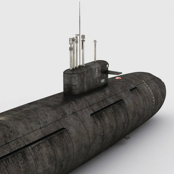 3d arihant class submarine model