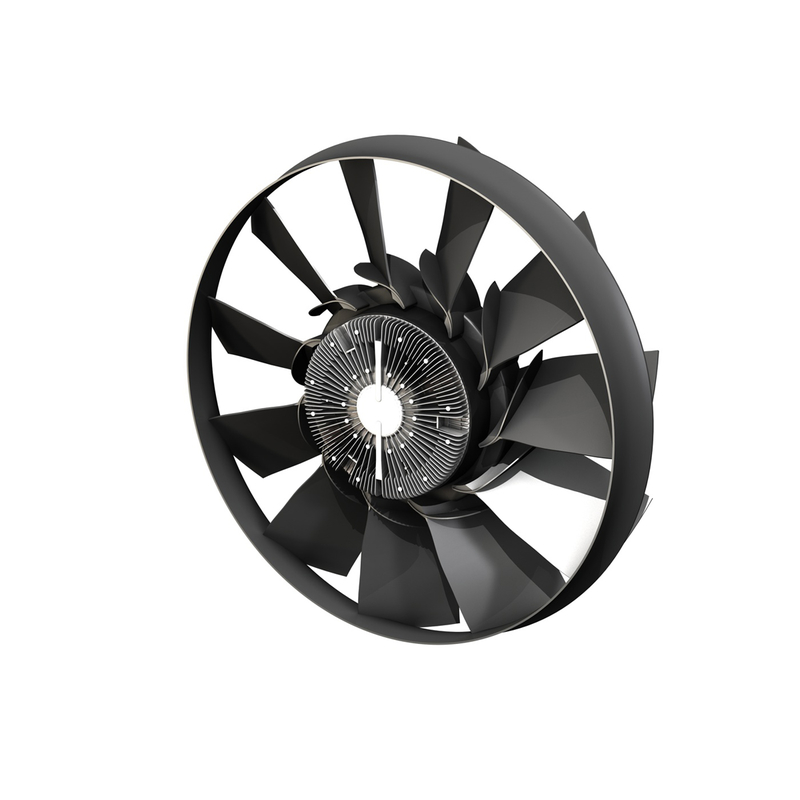 engine cooling fan 3d model