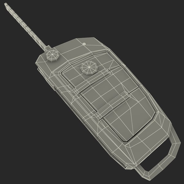 remote key fobs 3d model