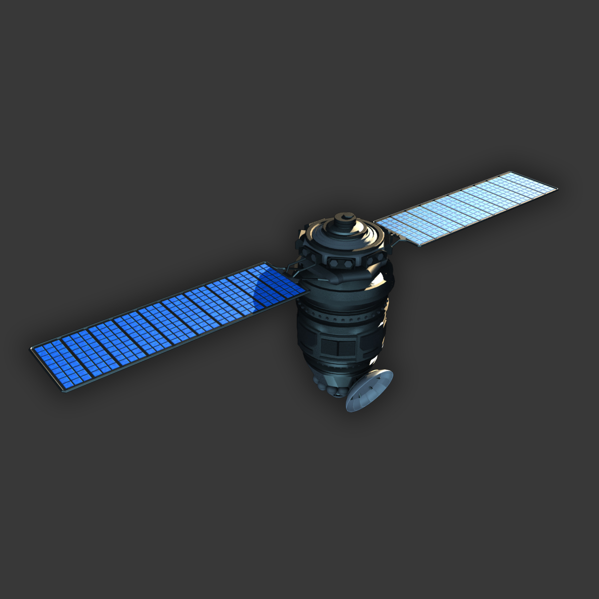 3d model satellite