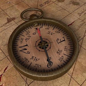3ds max old compass