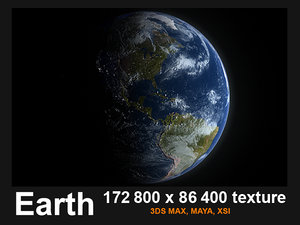 3ds max earth mapped