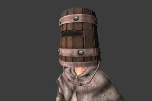 ready character bucket 3d 3ds