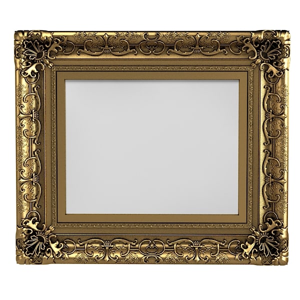 3dsmax baroque picture frames