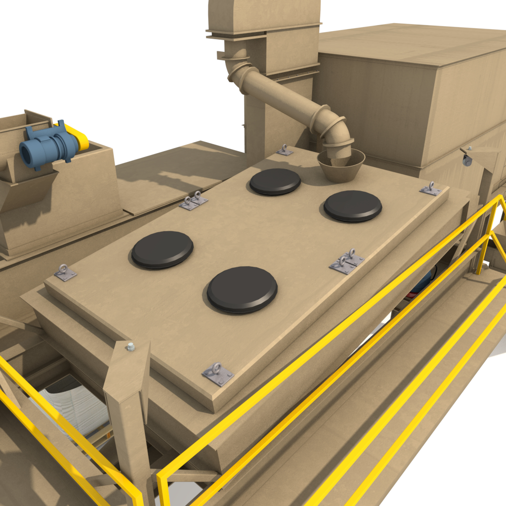 Shaker Machine 3d Model 3d industrial equipment shaker model