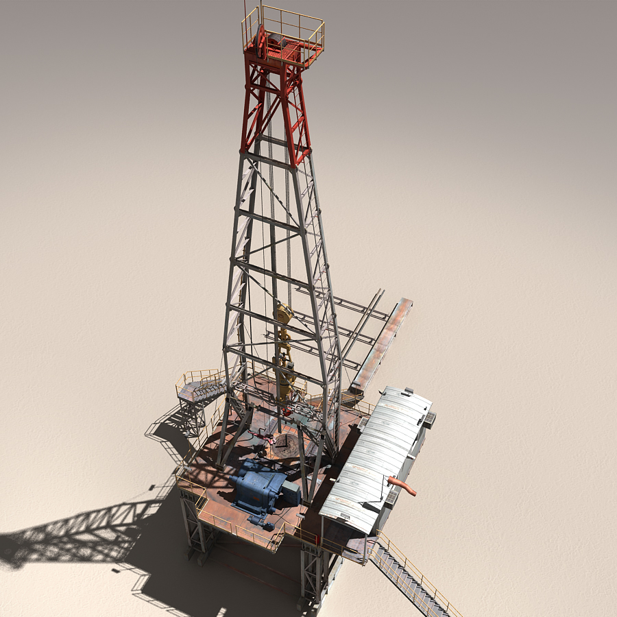 land rig 3d model