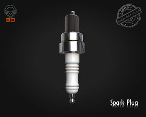 spark plug 3d model