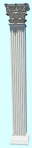 corinth column 3d model