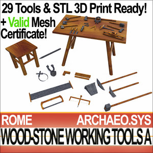 3d rome wood stone working