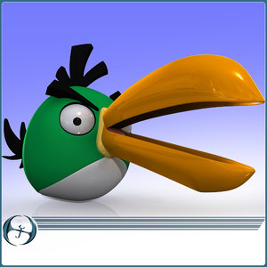 angry bird 3d model