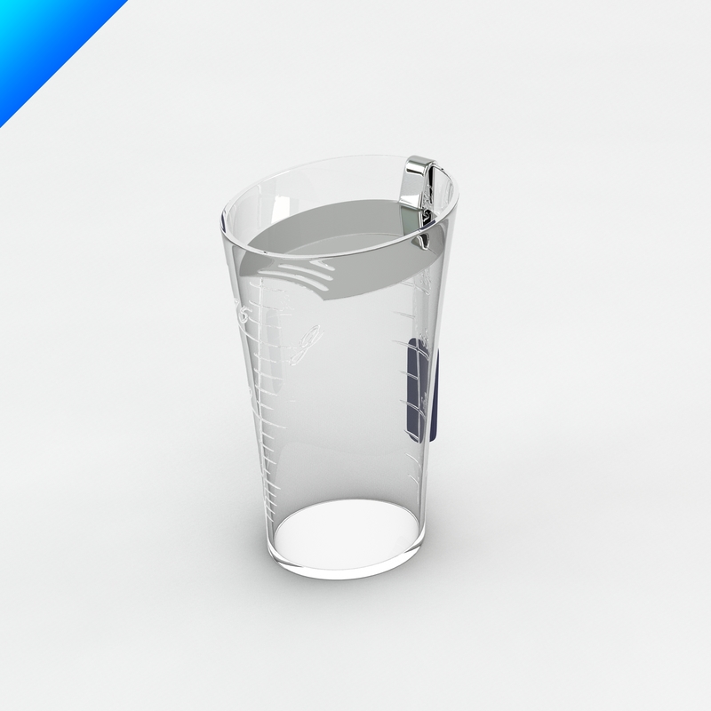 3d chiringuito mixing glass strainer