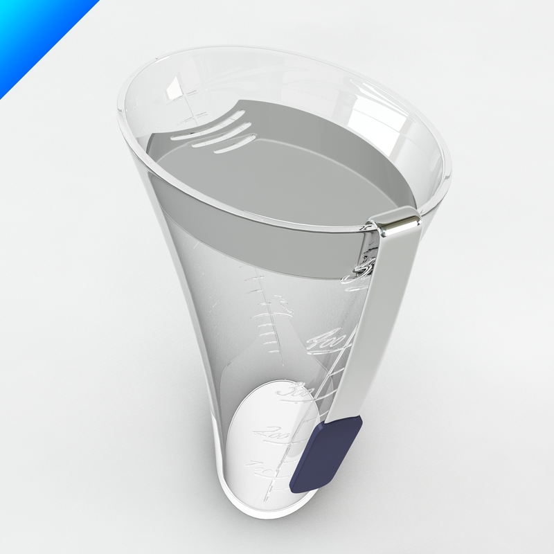 3d chiringuito mixing glass strainer