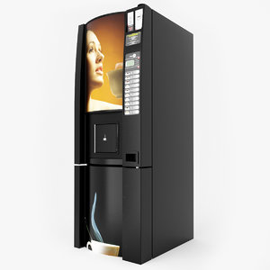 3d coffee vending machine v4 model