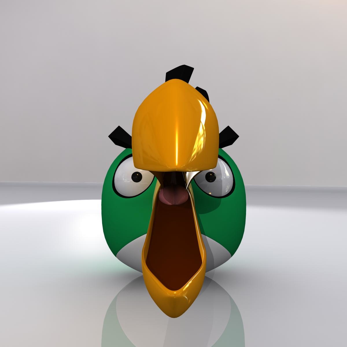 angry bird 3d model