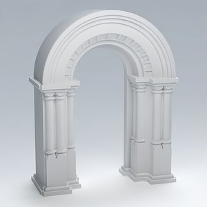 3d model arch