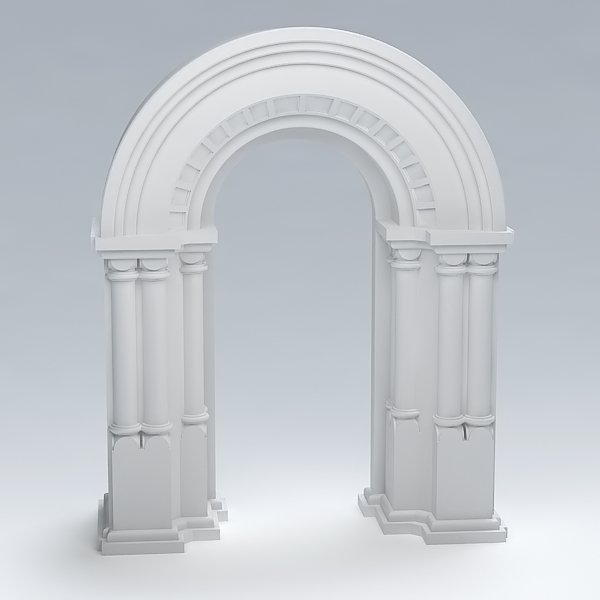 3d model arch