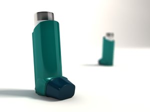 3d asthma inhaler model