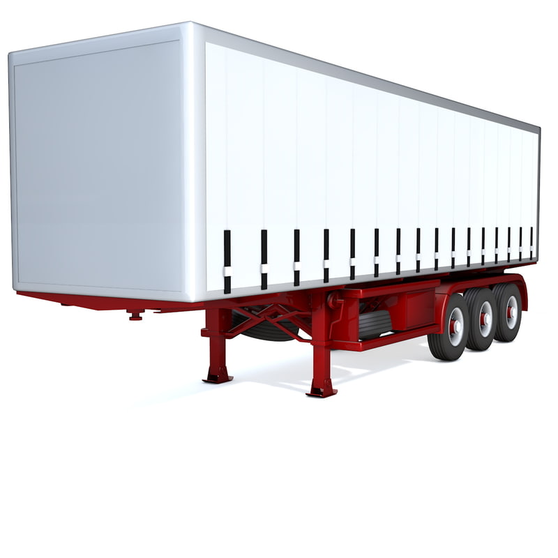 Generic Semi Trailer 3d Model