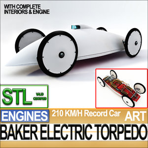 c4d record car 1902 stl