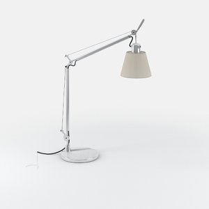 3d model artemide tolomeo table lamp