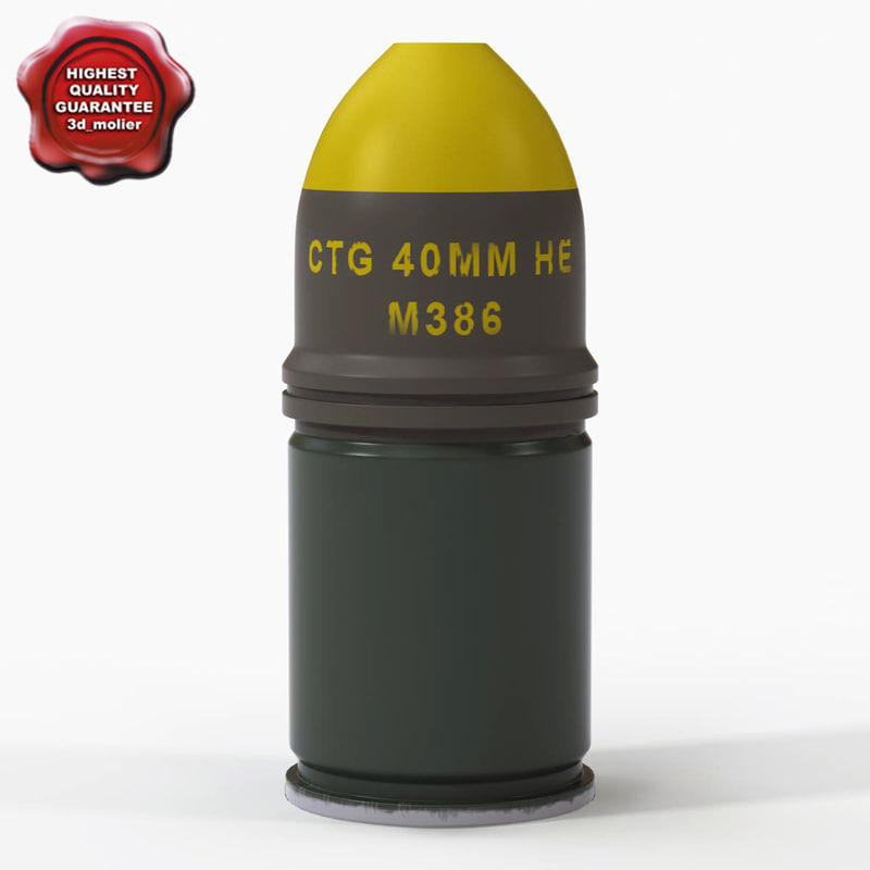 M386 3d max m386 grenade