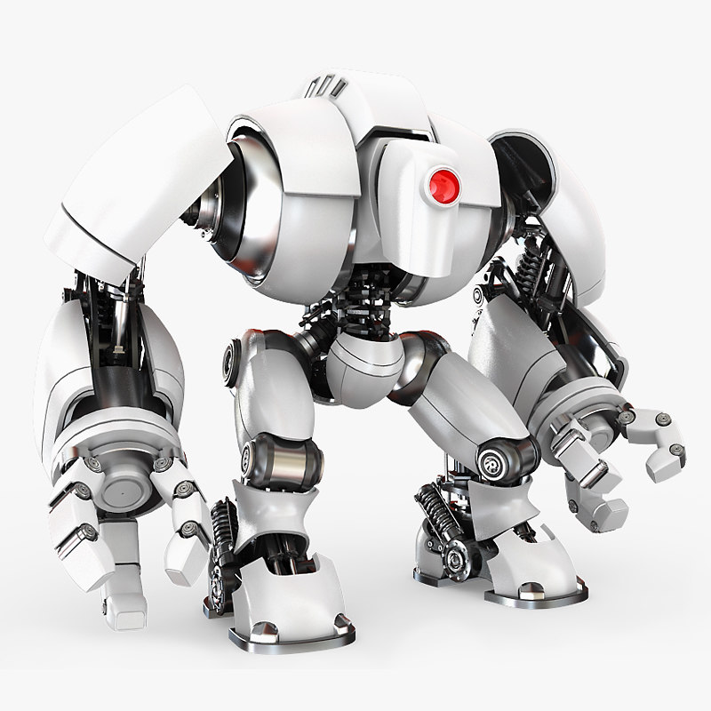 3d model robot bot