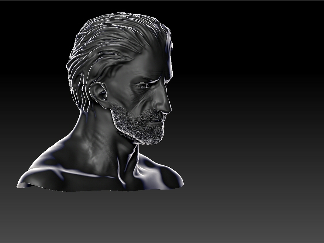 modeling a human head in zbrush