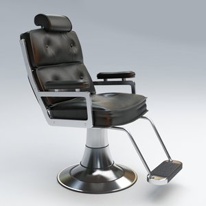 3ds max barber chair