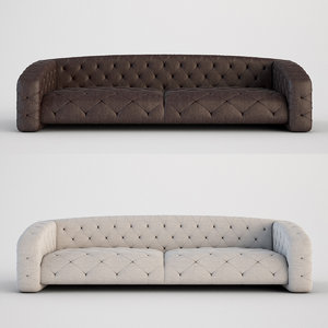 3d italian sofa luxury model