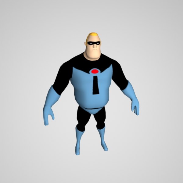 3d model of mr incredible Mr Incredible FreddieAvila.