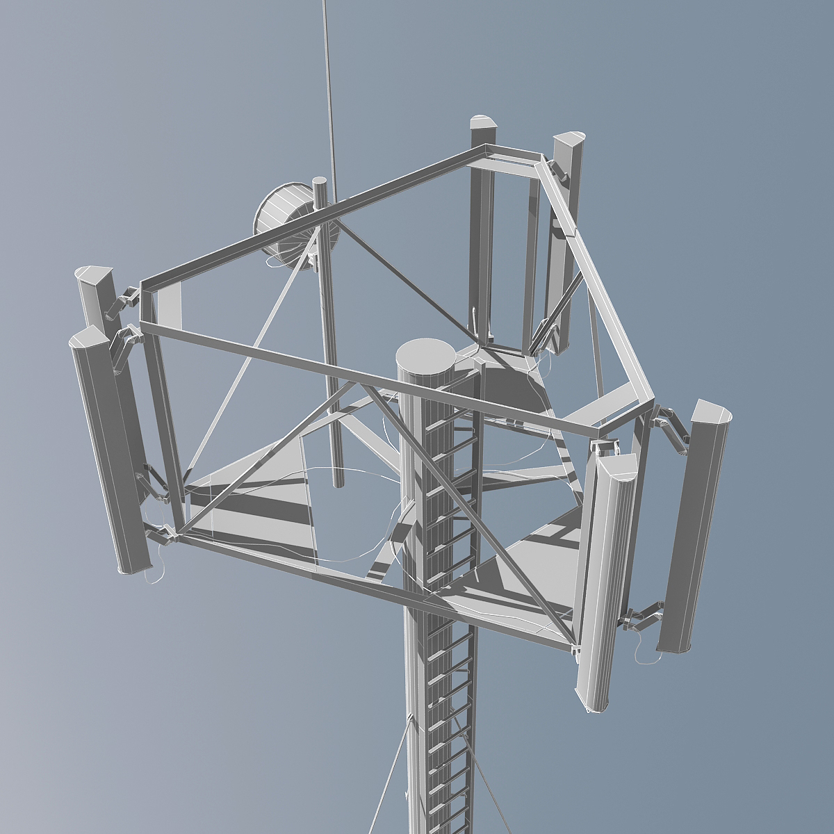 3d cell tower antenna
