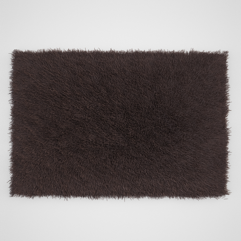 realistic carpet rug fur 3d max