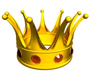 spinning crown 3d model