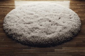 fluffy rug max