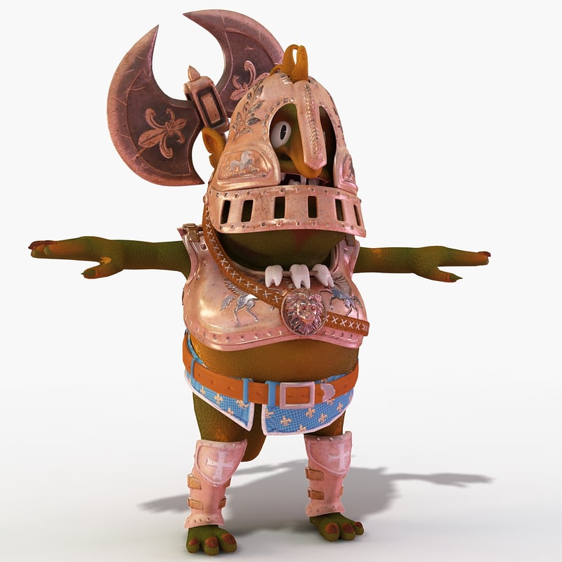 装甲怪物3d模型