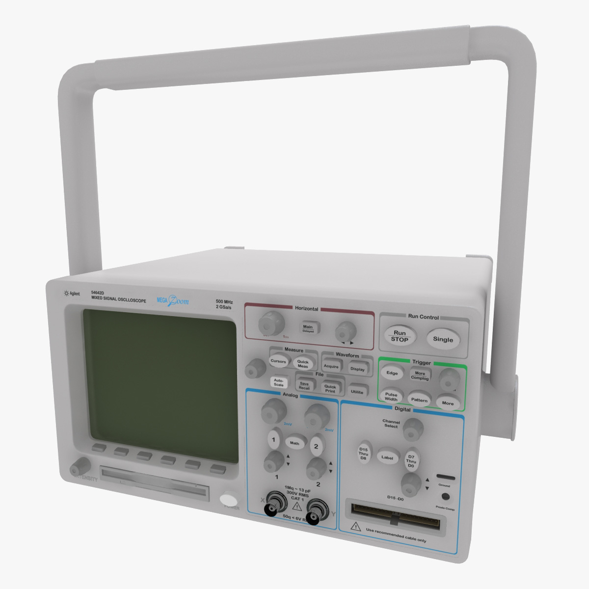 oscilloscope agilent technologies 54620 3d max