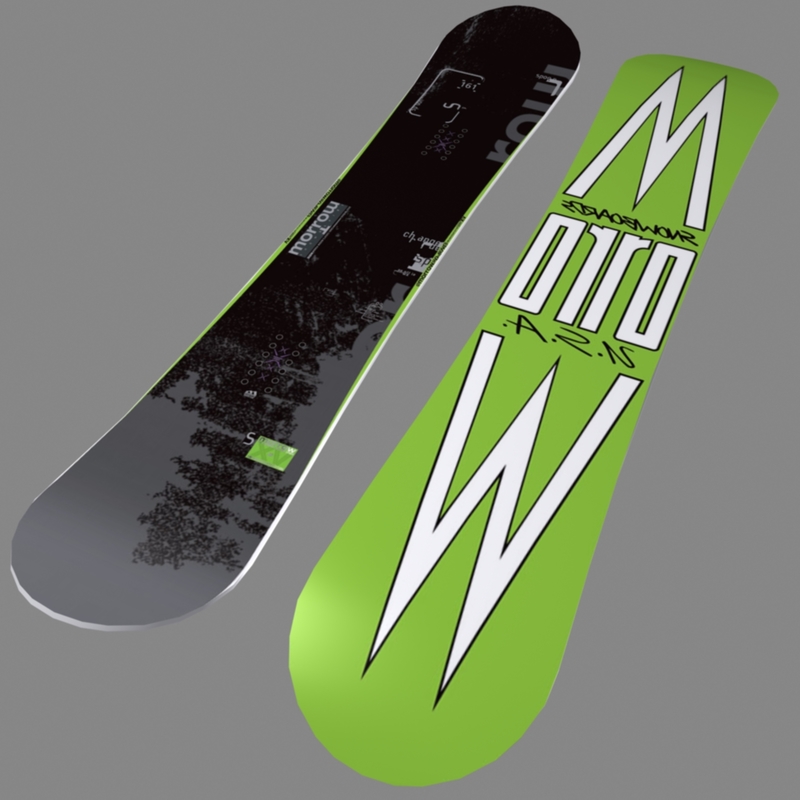 Snowboard Morrow Jaune - 152 Cm - Bon état Pour Toutes Les Montagnes