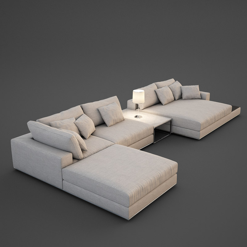 realistic sofa  3d  max 