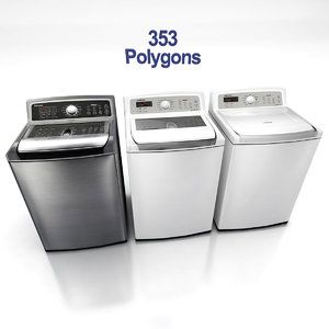 3d model of washing machines