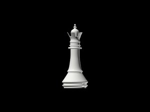 chess queen 3d model