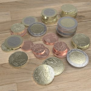 french euro coins 3ds
