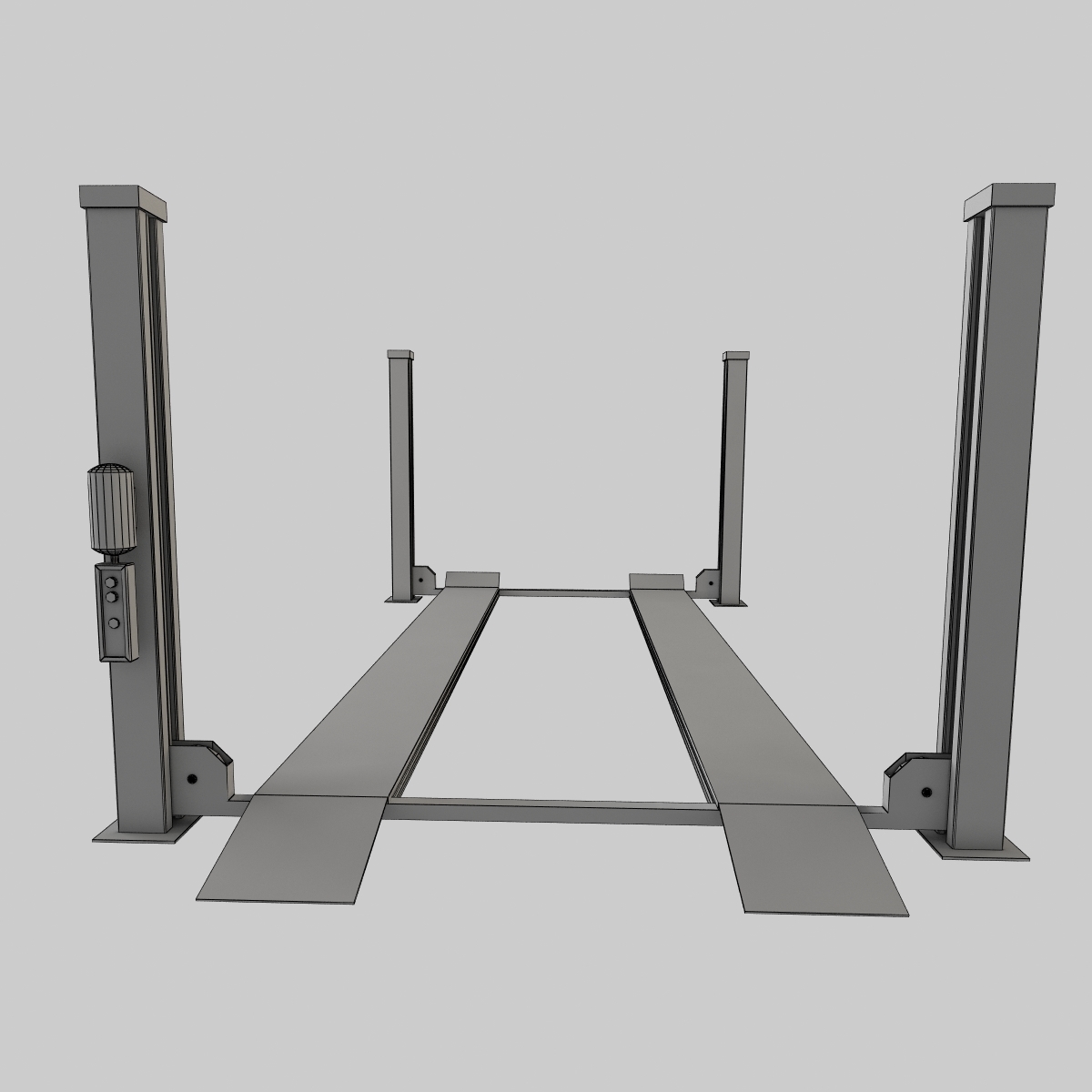3d car lift model