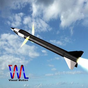 3d model of nuclear missile army