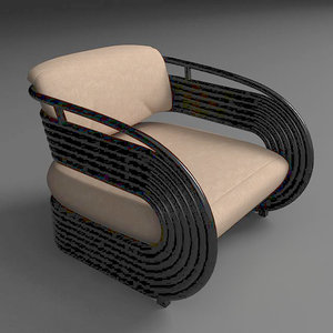 nastro armchair 3d model
