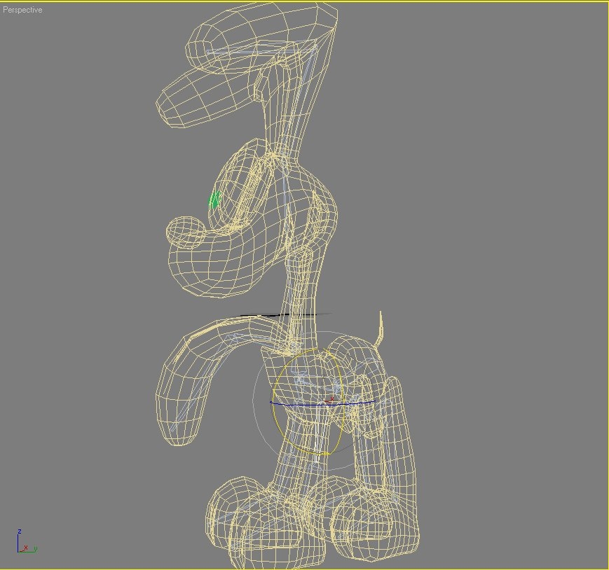 3d odie rigged