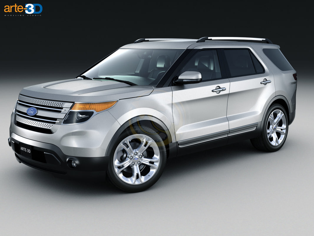 explorer suv 3d model