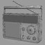 radio national panasonic rf1090 3d model